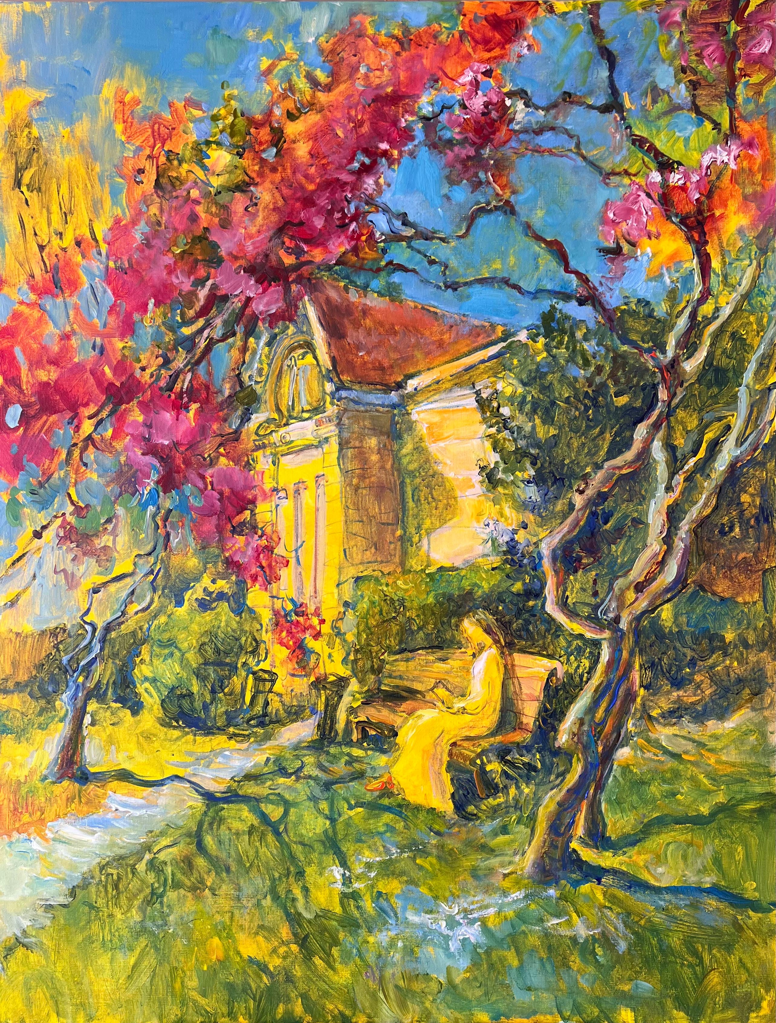 Сад душі - Акрил, Олія на льоні, 118 x 89 cm, 2025 - Olena Vaskiv