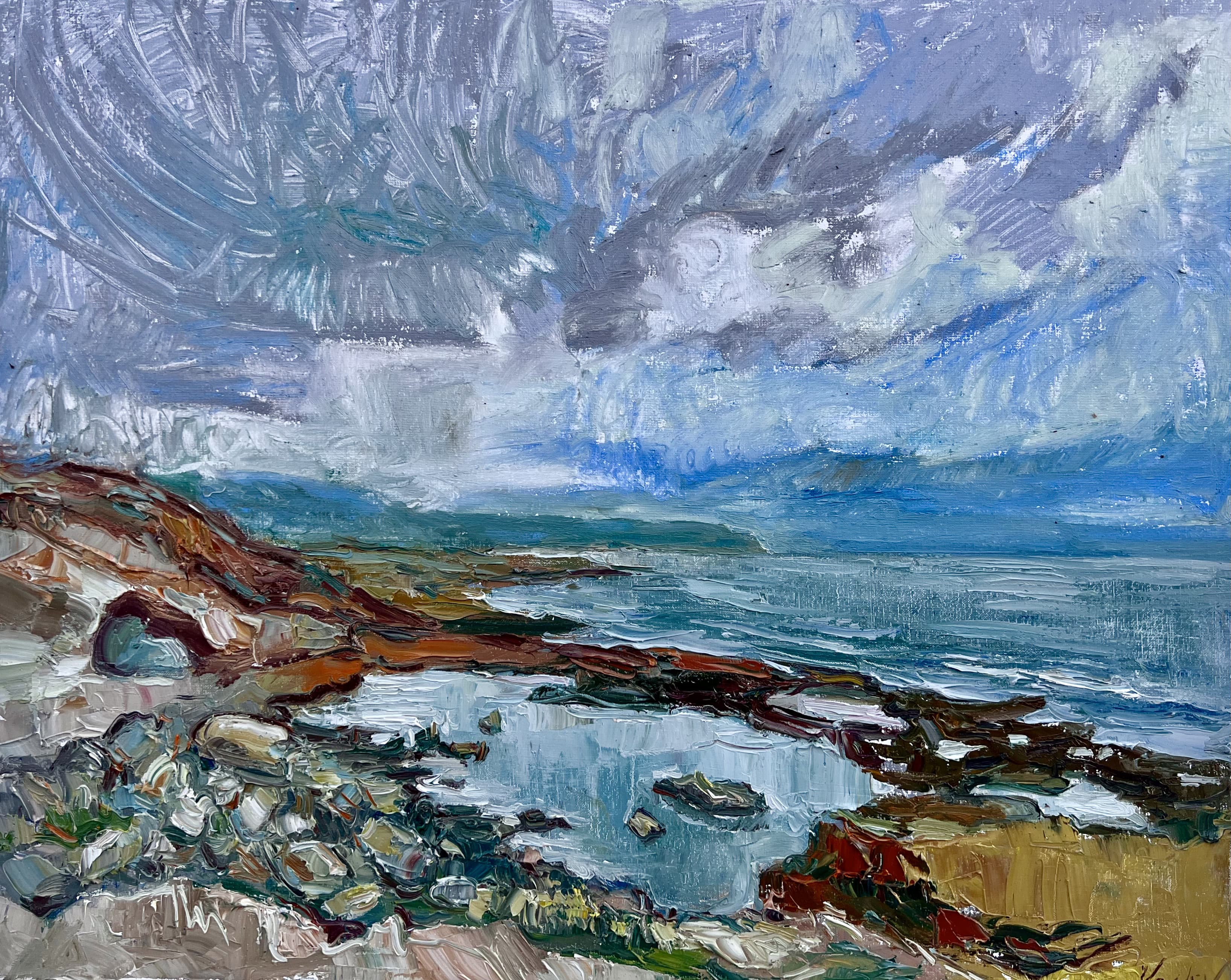 Mémoire de la Mer - Huile sur Lin, 65 x 81 cm, 2025 - Olena Vaskiv