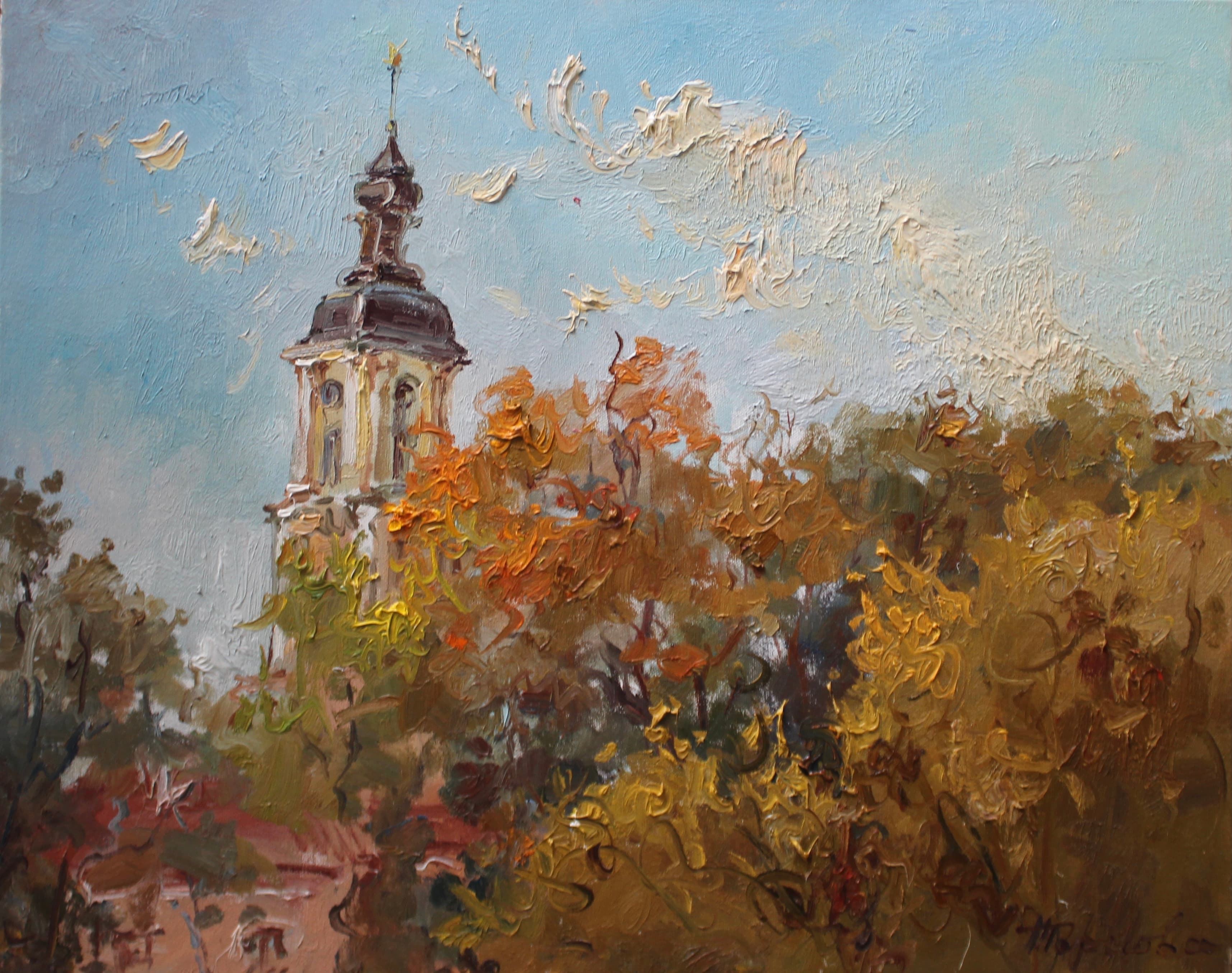 Journée ensoleillée à Kamyanets, Ukraine - Huile sur Toile, 60 x 80 cm, 2015 - Olena Vaskiv