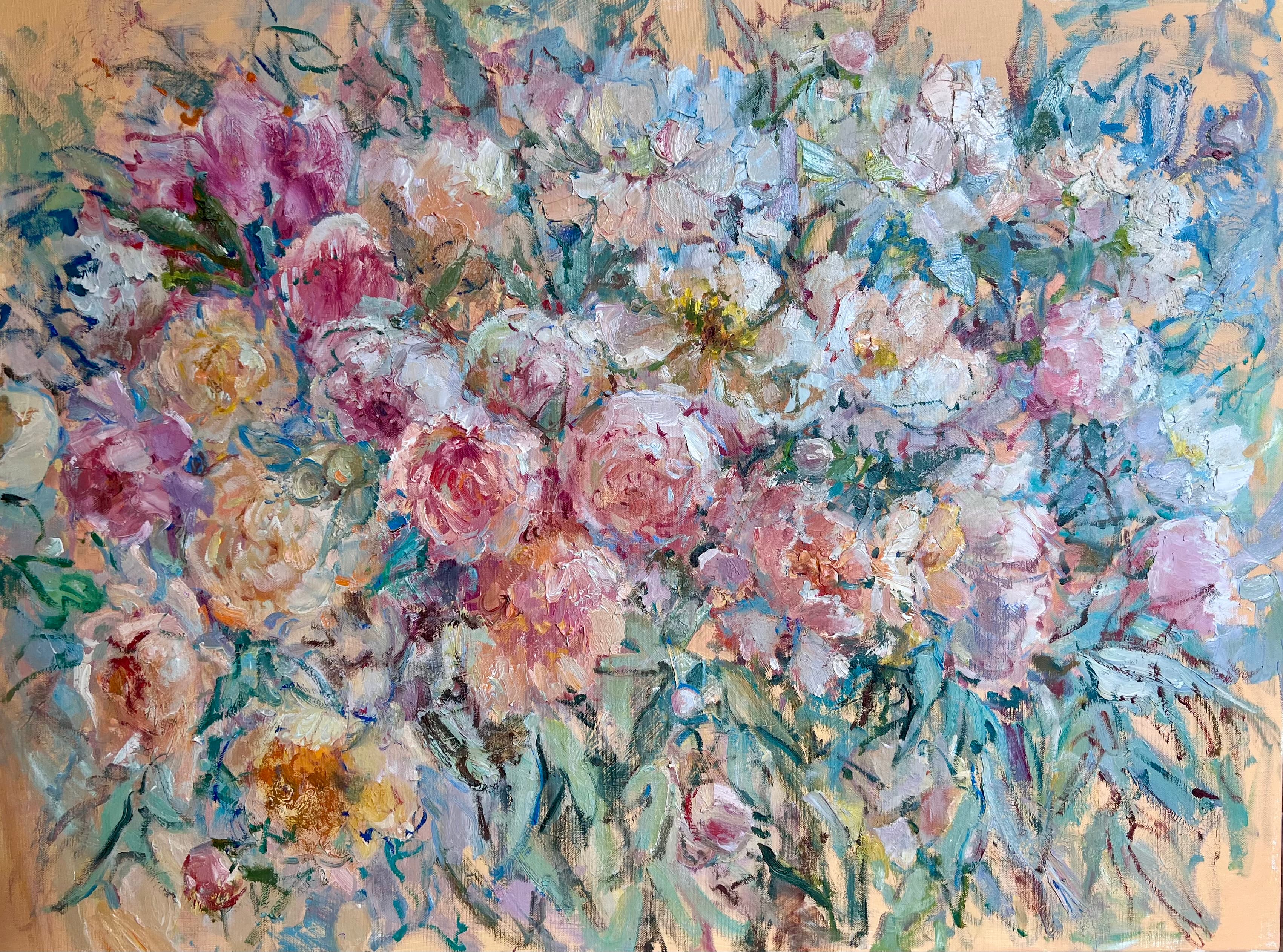Plénitude de juin - Huile sur Lin, 90 x 120 cm, 2025 - Olena Vaskiv