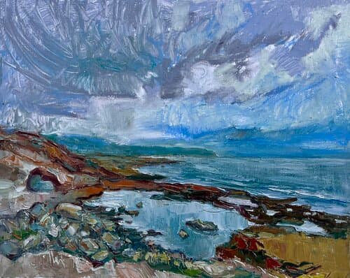 Mémoire de la Mer - Huile sur Lin, 65 x 81 cm, 2025 - Olena Vaskiv