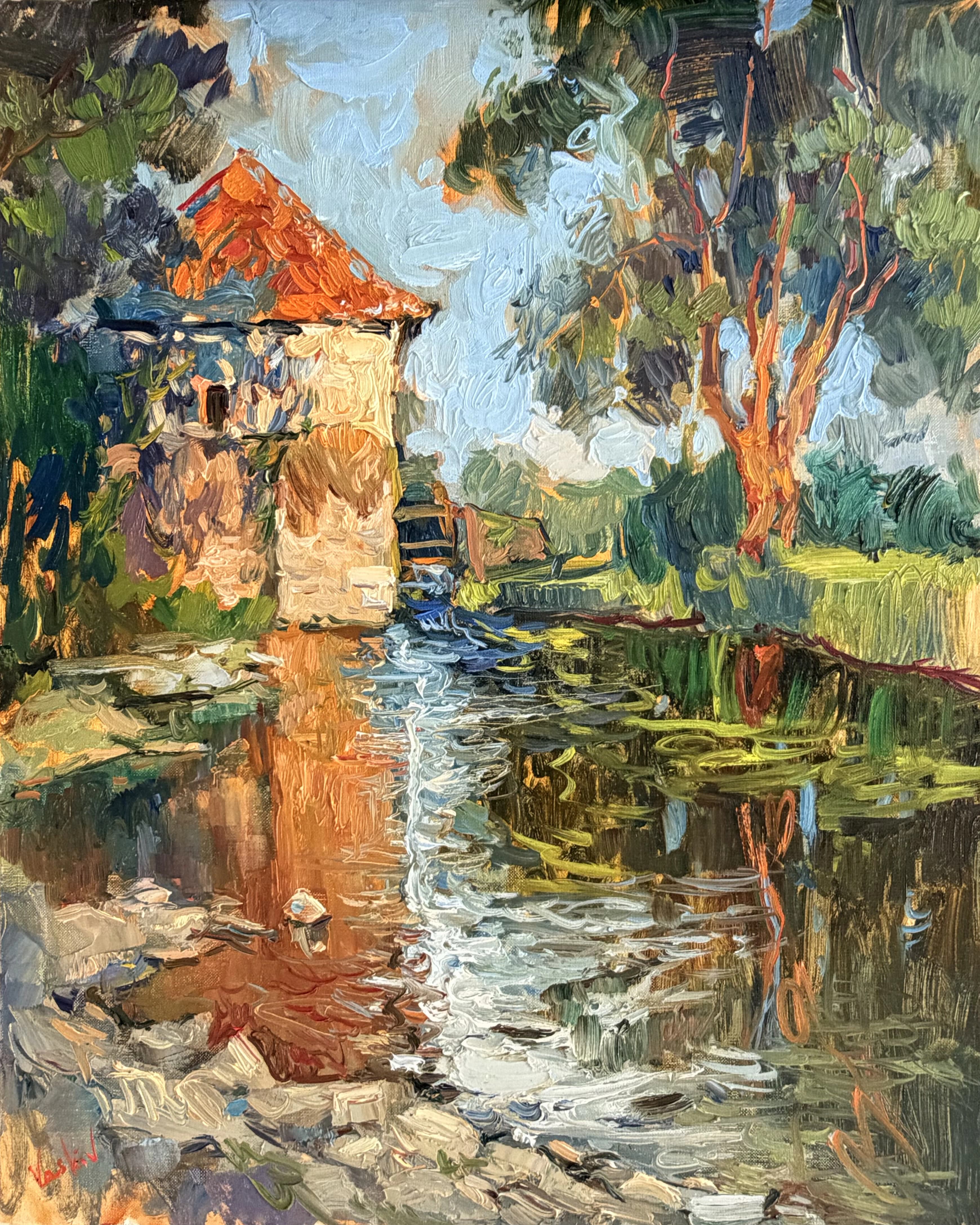 Moulin d’Amour - Huile sur Lin, 81 x 65 cm, 2026 - Olena Vaskiv